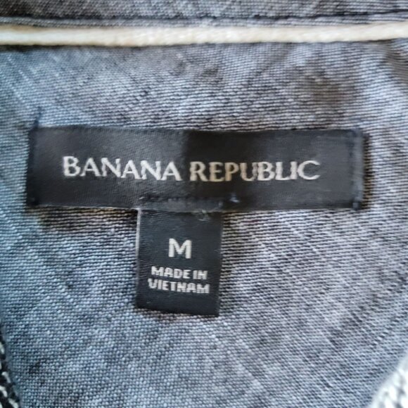 Banana Republic Mens Grey Shawl Collar Pullover Sweater Size M - Picture 7 of 15